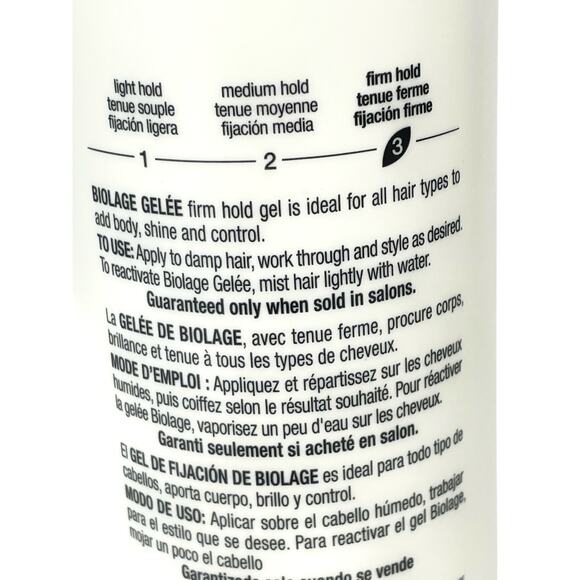 Matrix Biolage Blue Agave Gelee 16.9 oz Discontinued Firm Hold Styling Gel NEW - Picture 4 of 7